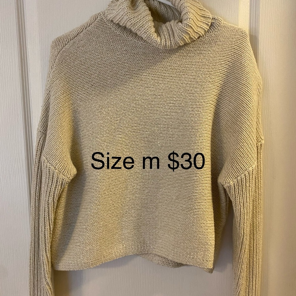 Cozy Cream Turtleneck Sweater